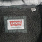 Mens Black Levis Fleece Lined  Coat