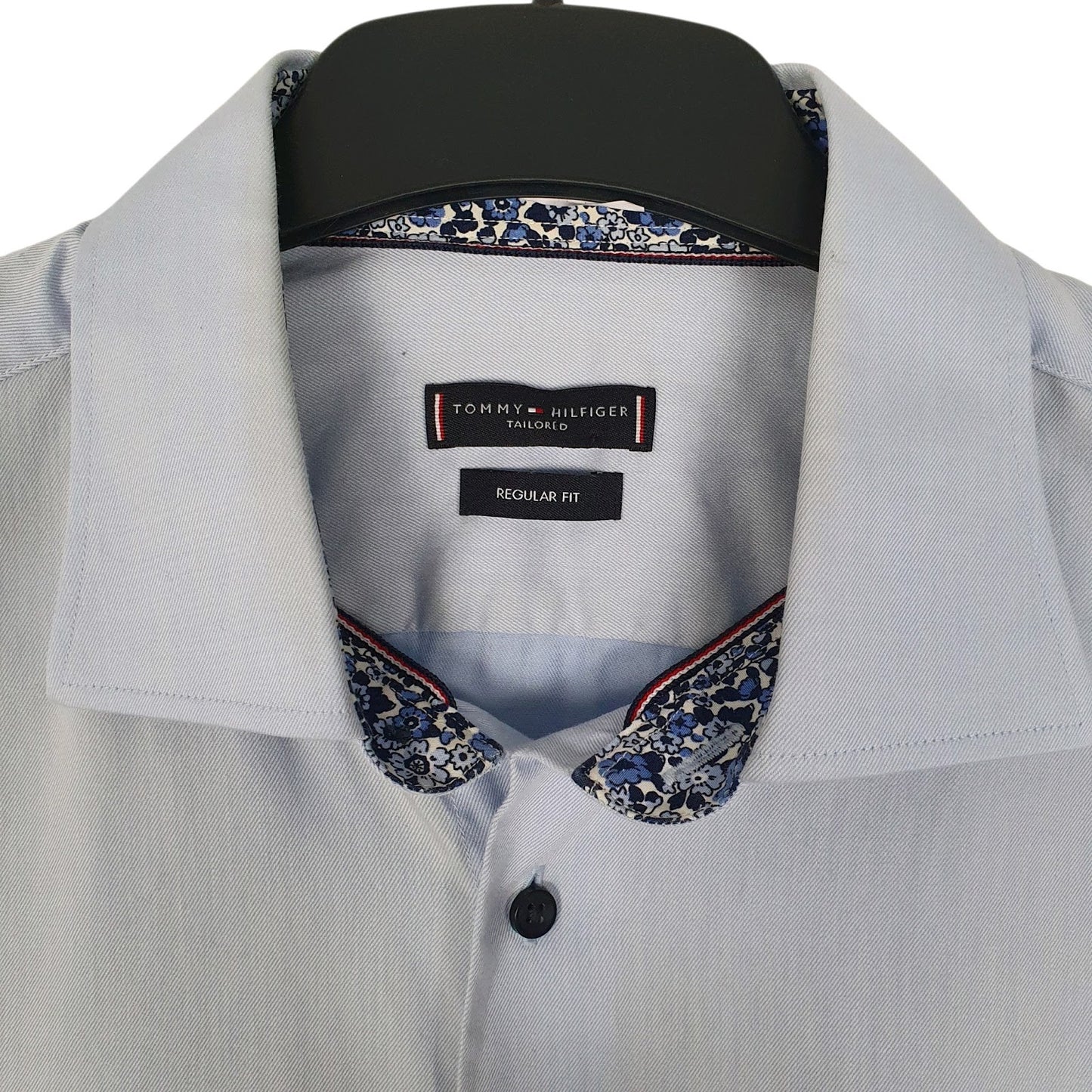 Mens Blue Tommy Hilfiger   Shirt