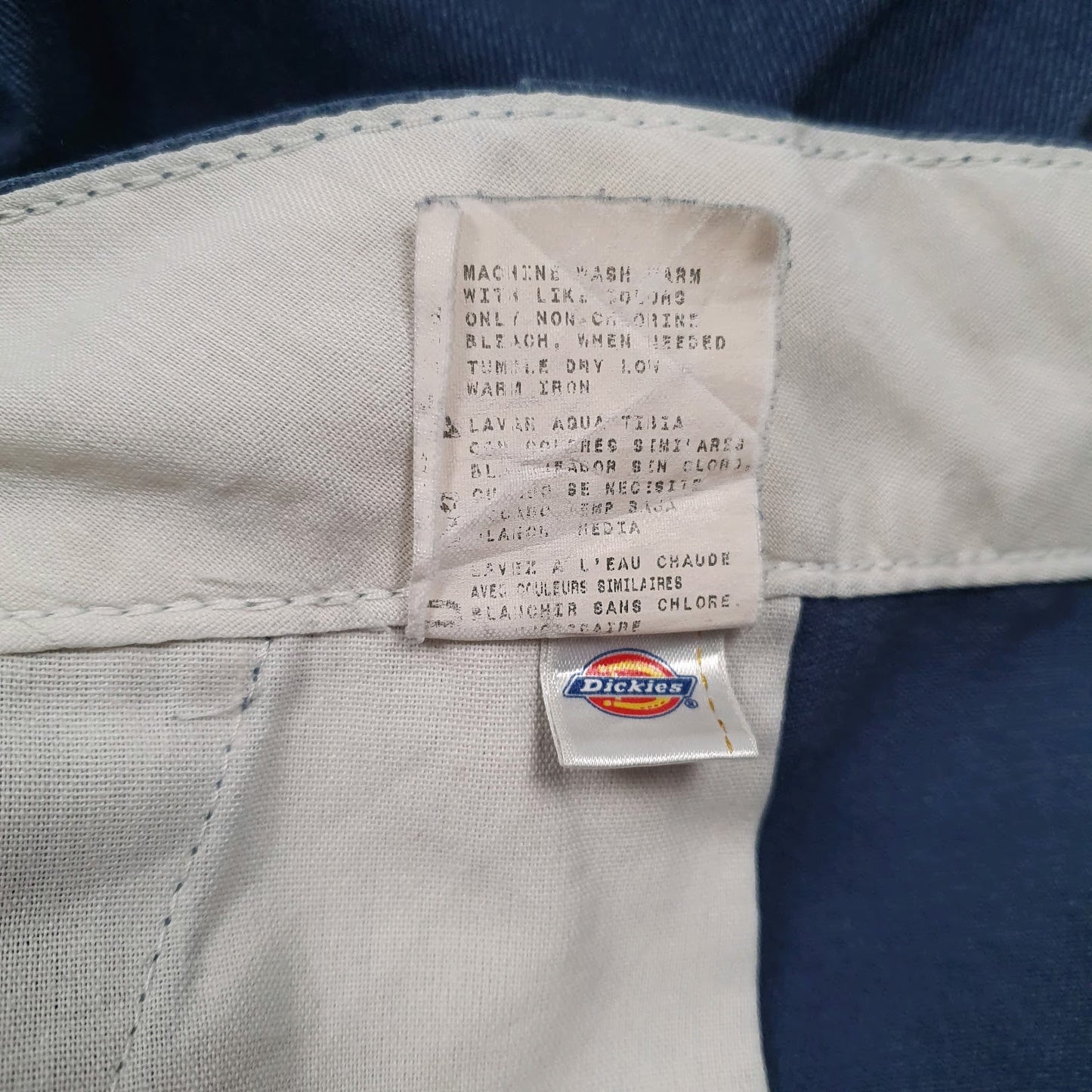 Mens Blue Dickies   Trousers