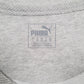 Womens Grey Puma Spellout Crewneck Jumper