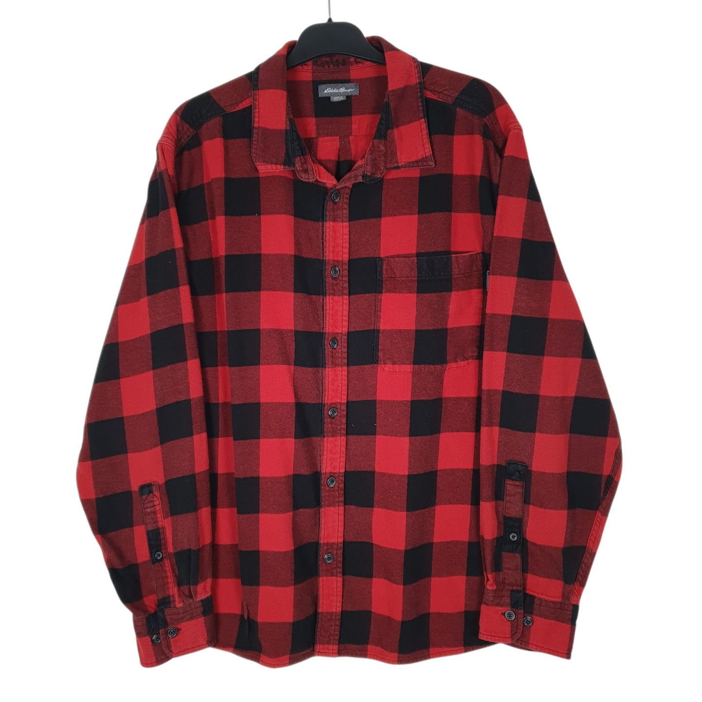 Mens Red Eddie Bauer  Long Sleeve Shirt