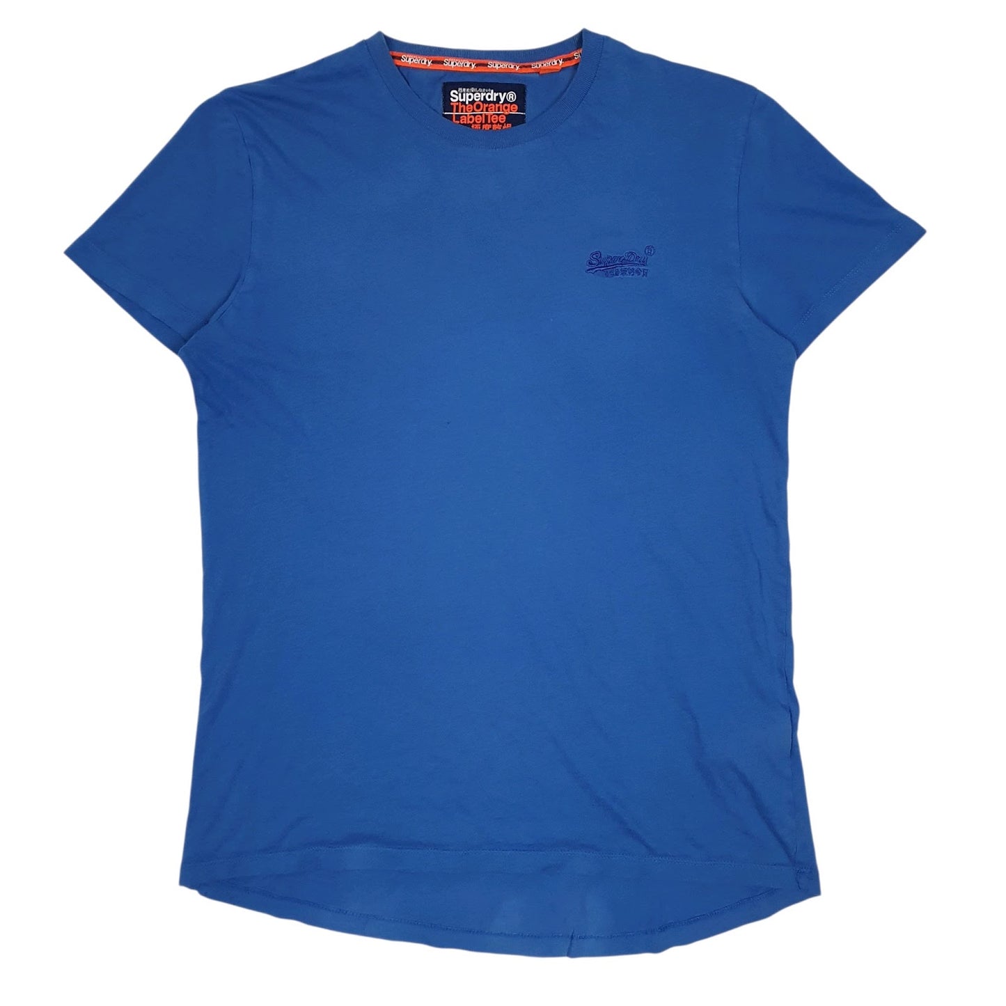 Mens Blue Super Dry  Short Sleeve T Shirt