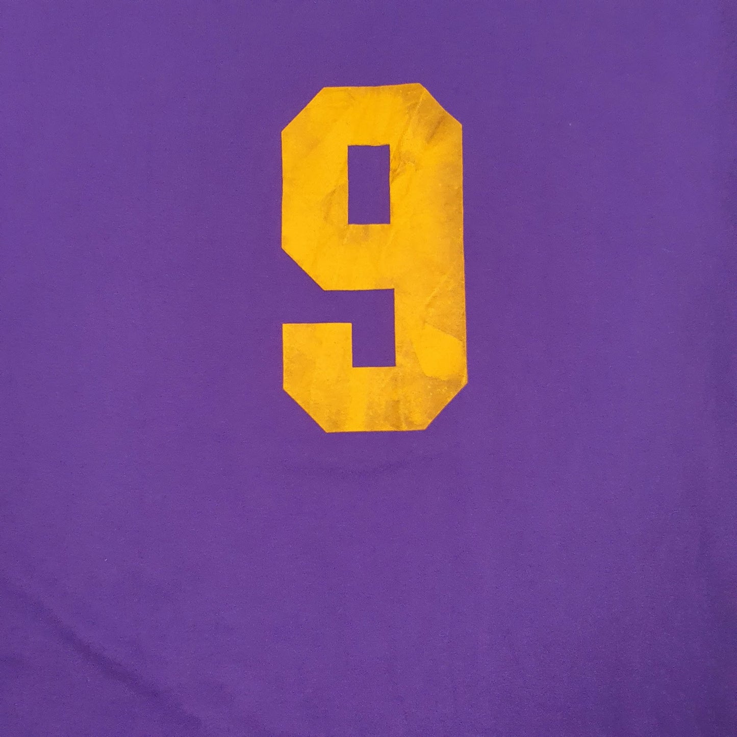 Mens Purple Fruit Of The Loom   T Shirt