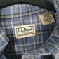 Mens Blue L.L.Bean Flannel  Shirt