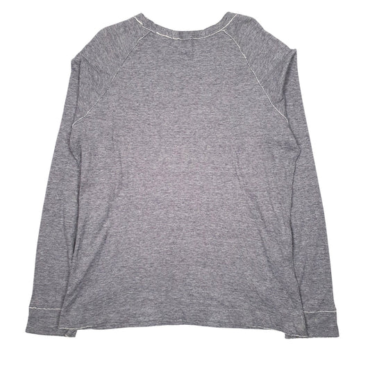 Mens Grey Diesel Distressed Crewneck Jumper