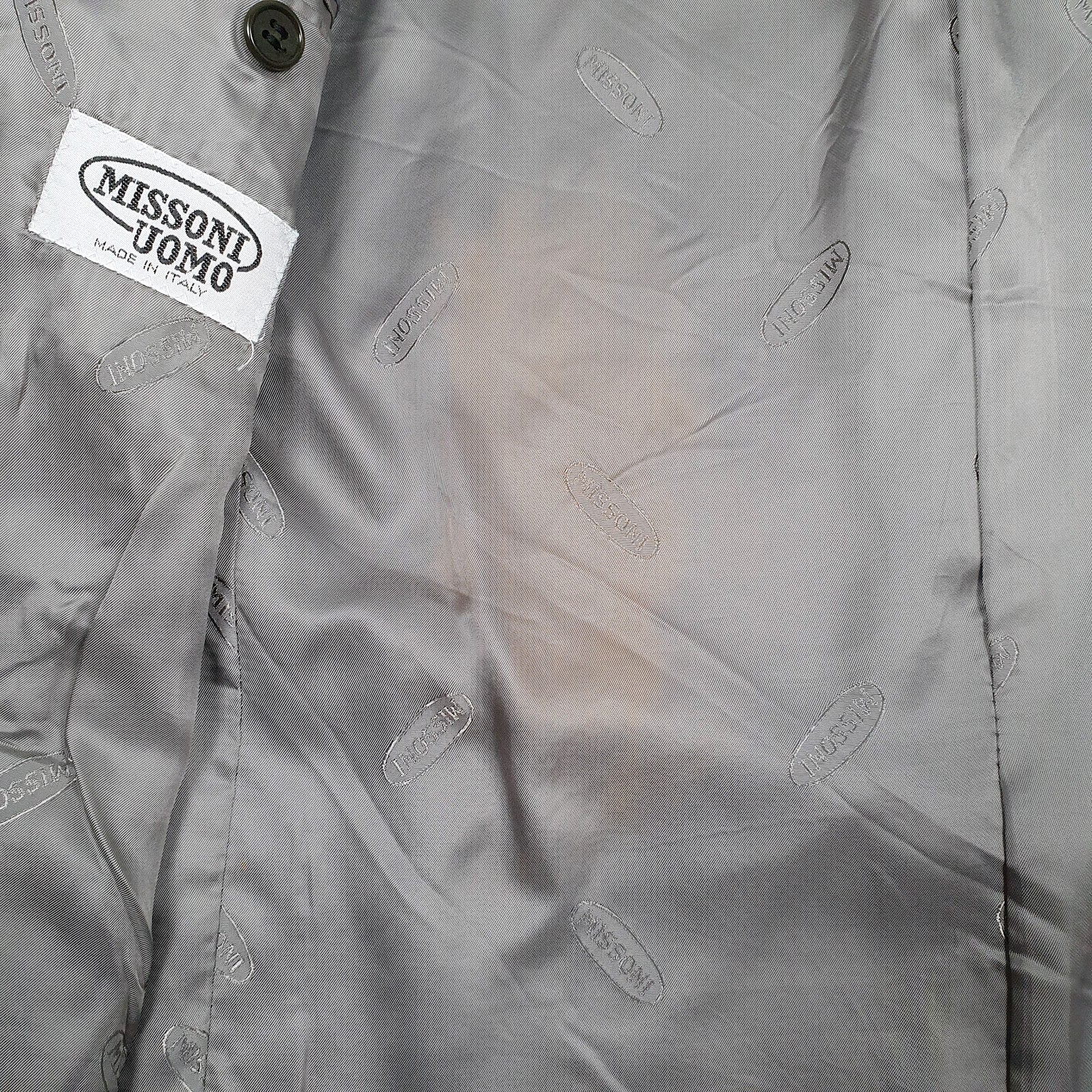 Mens Navy Missoni Made In Italy  Coat