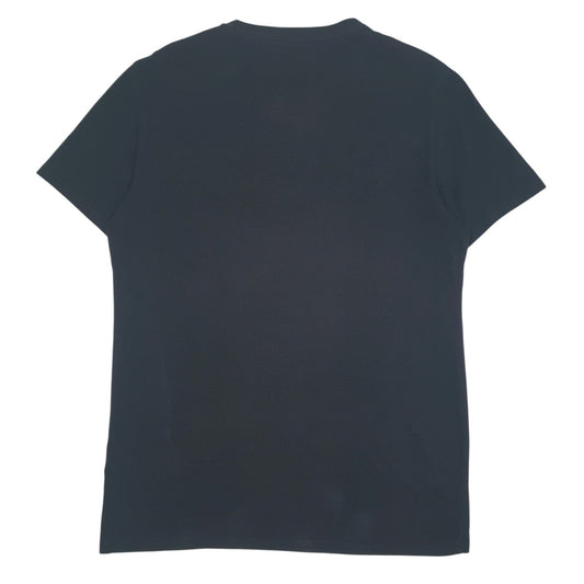 Mens Black Guess Spellout  T Shirt