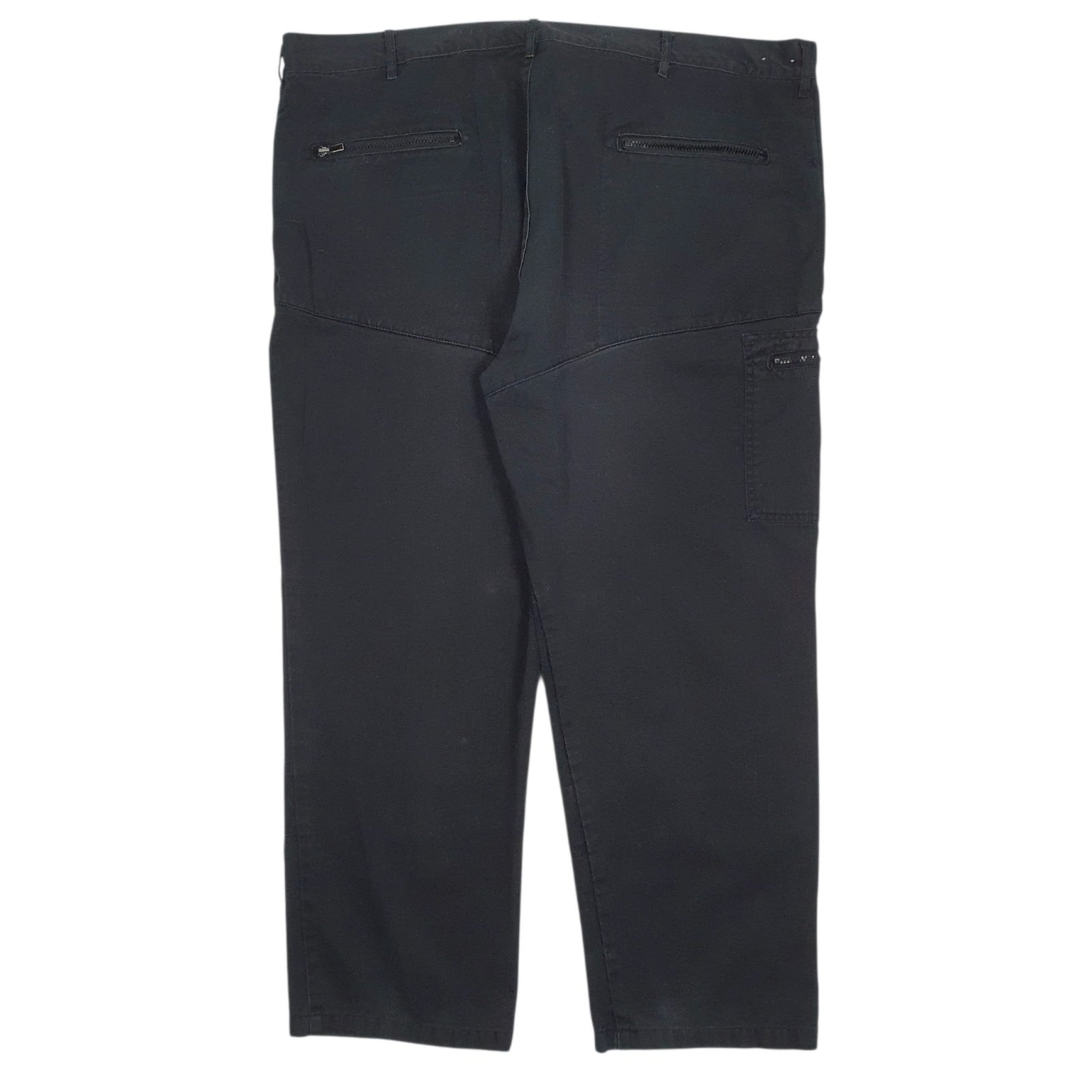 Mens Black Dickies Workwear Double Knees  Trousers