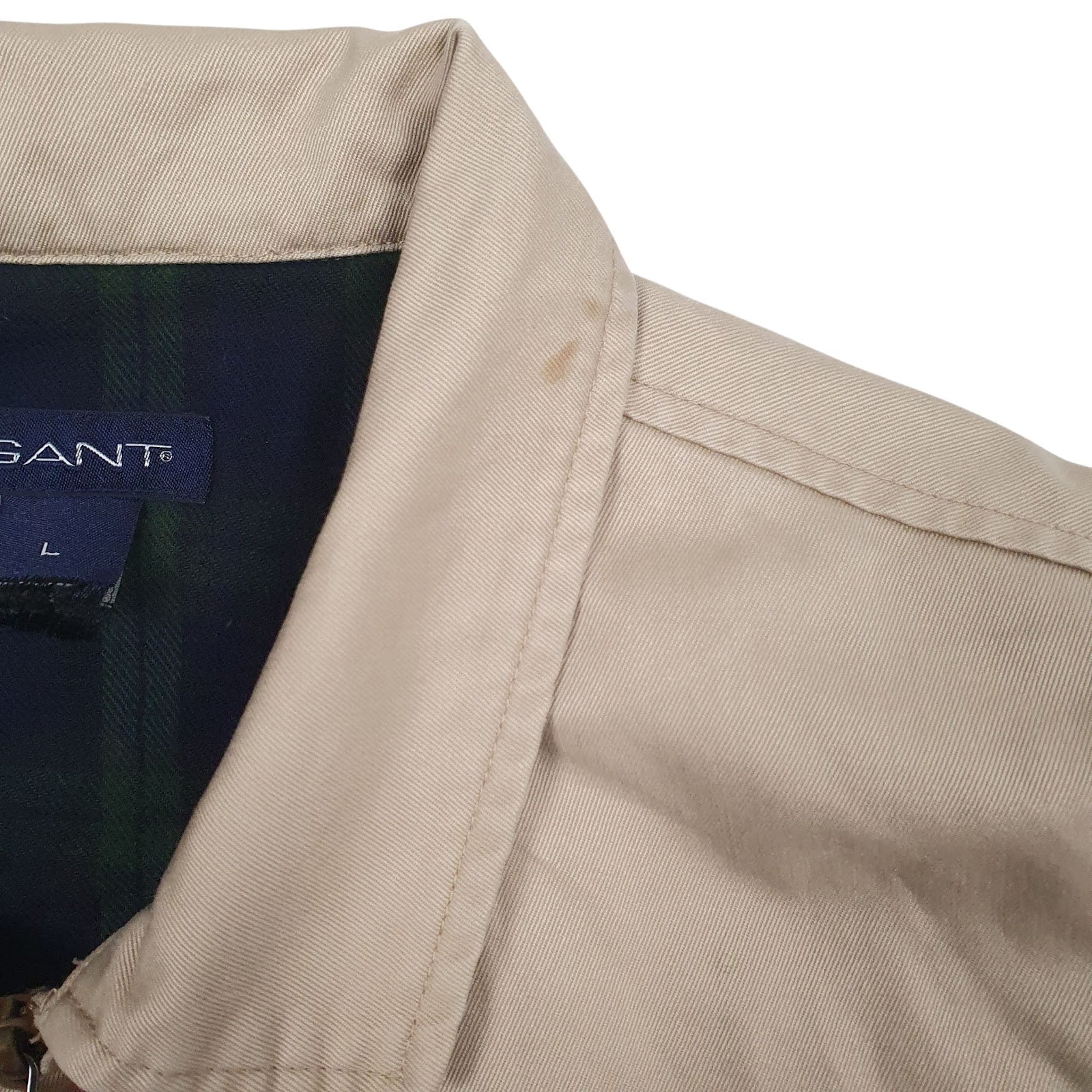 Mens Beige Gant Padded  Coat