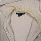 Womens Pink Polo Ralph Lauren Sport Cable Knit Hoodie Full Zip Jumper