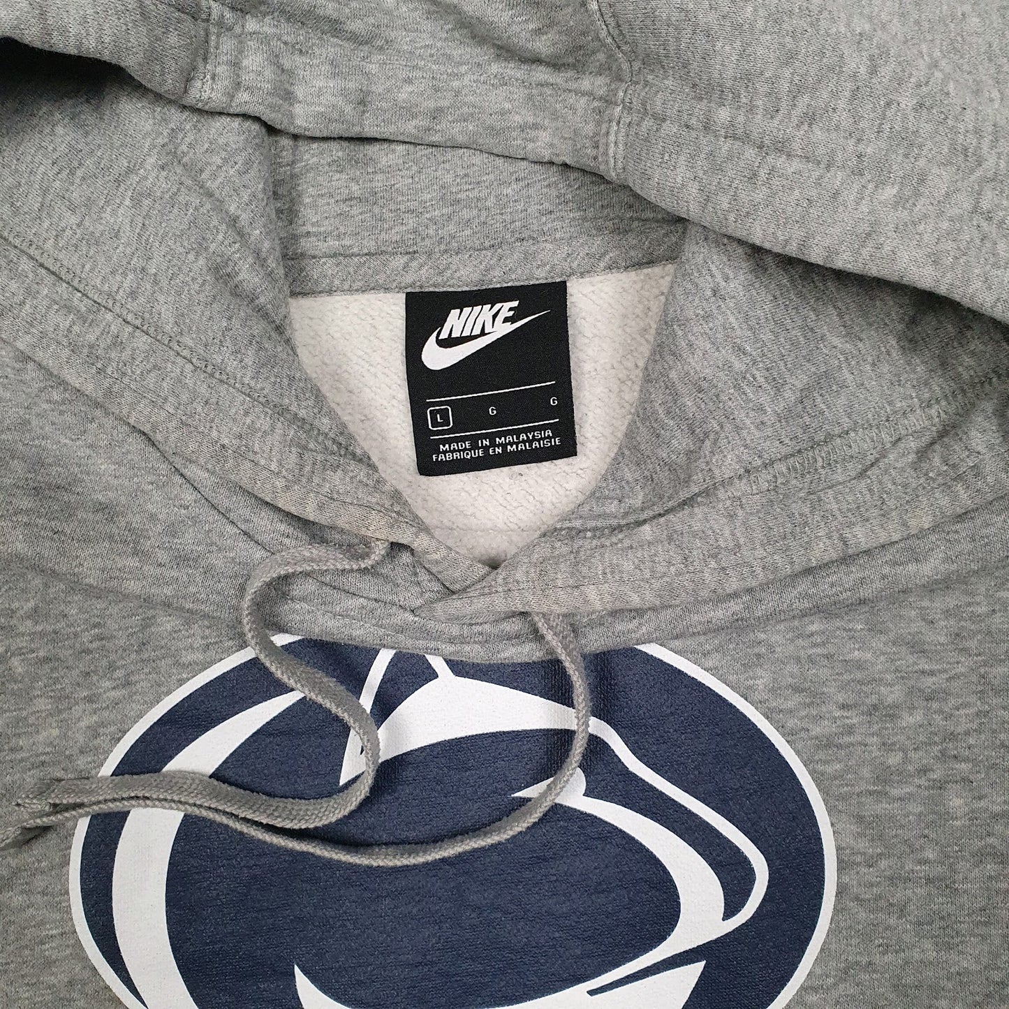 Mens Grey Nike Penn State Nittany Lions Hoodie Jumper
