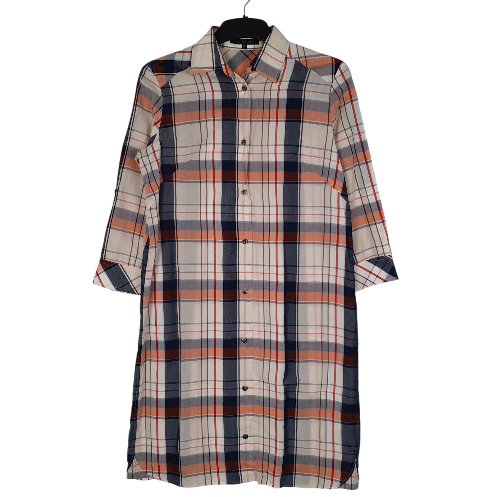 Womens Orange Lautreamont  Long Sleeve Dress