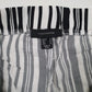 Womens Black Atmosphere Striped Stretch Lightweight  Trousers