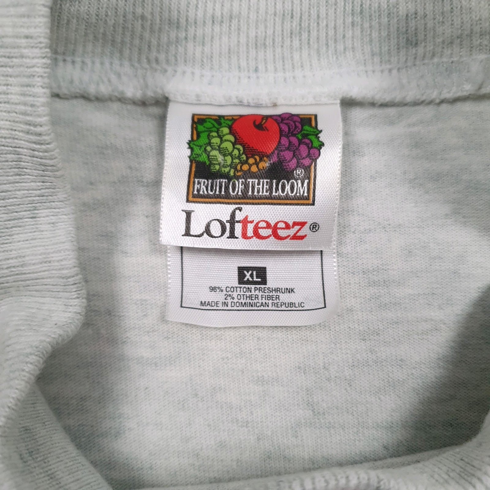 Mens Grey Fruit Of The Loom Vintage 00s Continental Tire Bowl  T Shirt