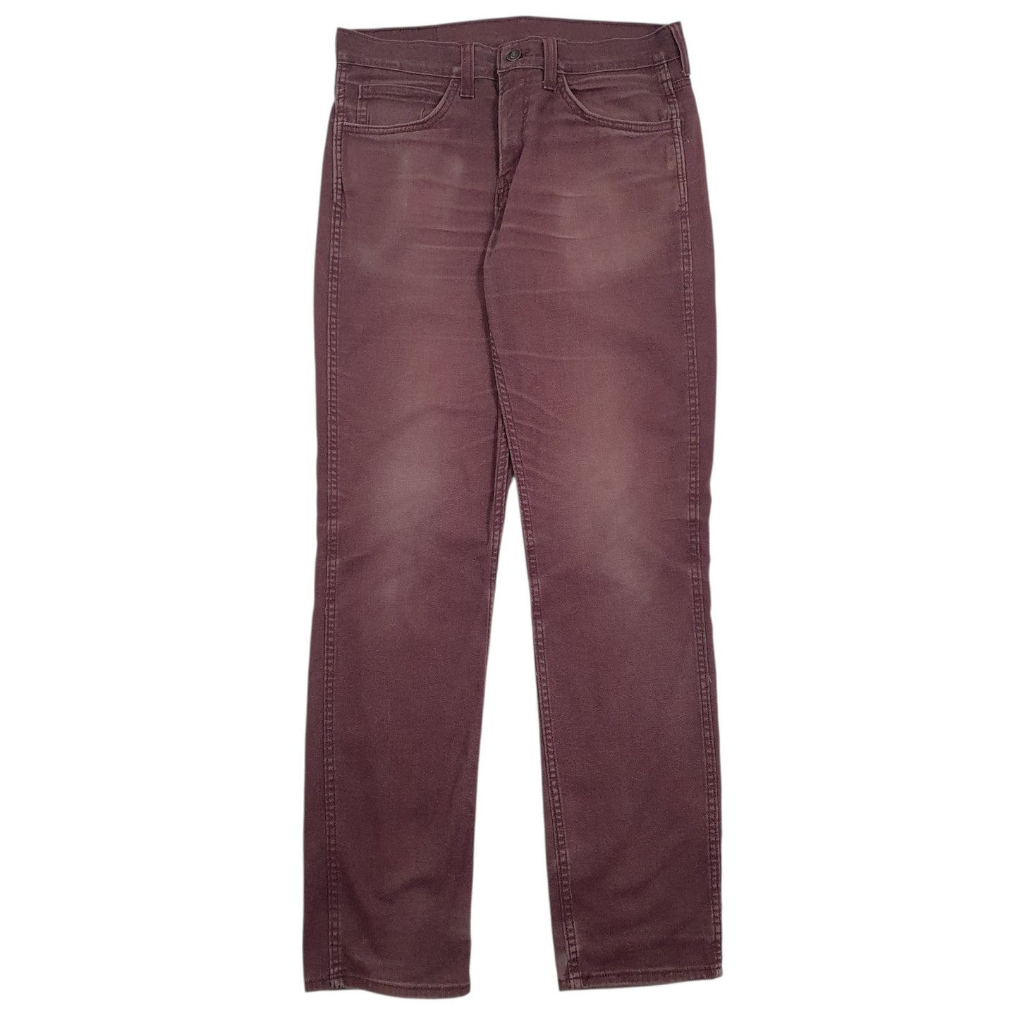 Mens Burgundy Levis  511 JeansW32 L34