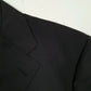 Mens Black Biagiotti Uomo Italian Tailoring  Coat