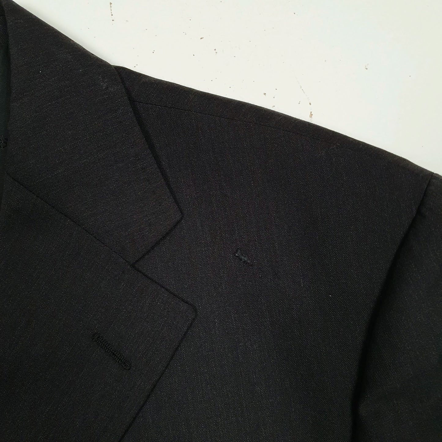 Mens Black Biagiotti Uomo Italian Tailoring  Coat