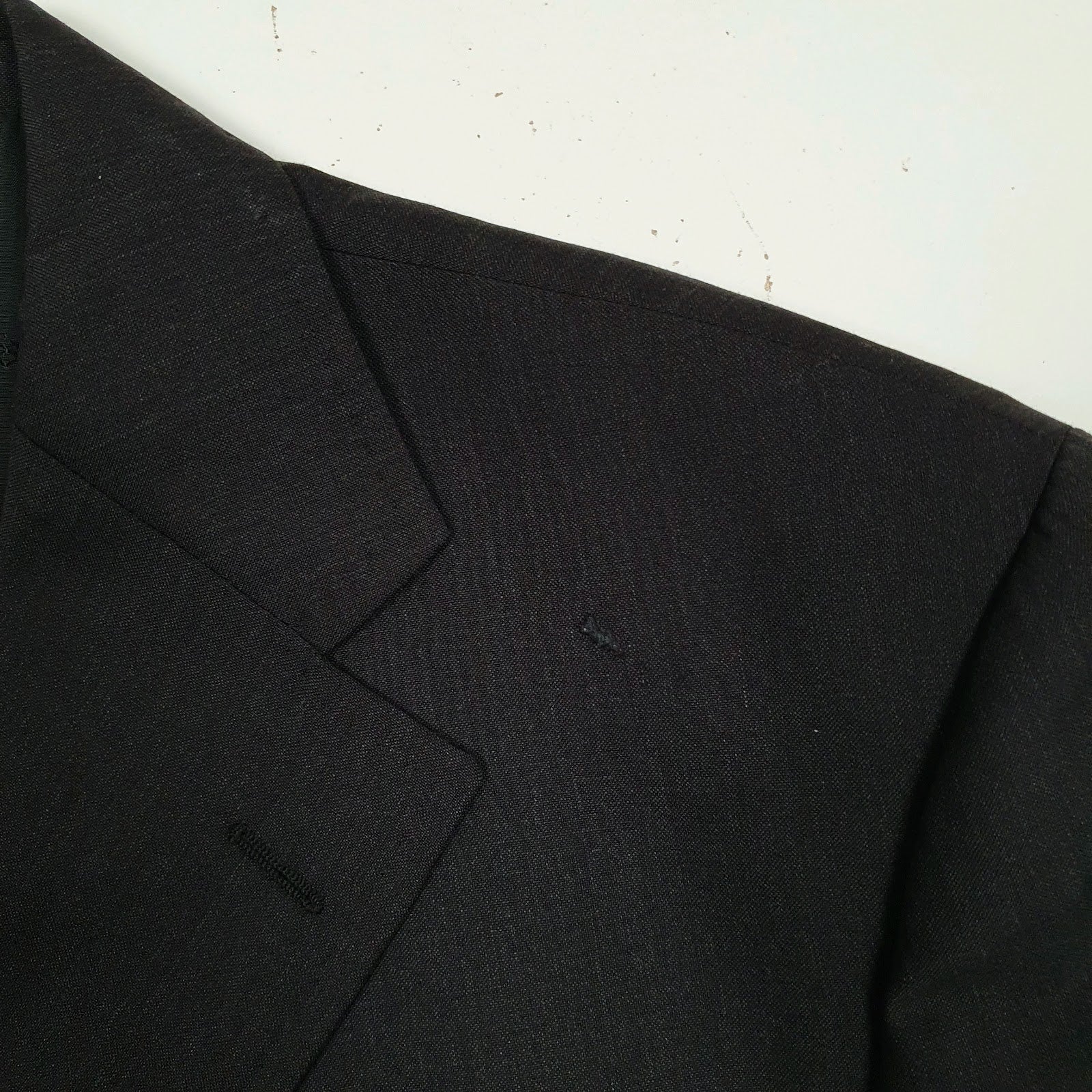 Mens Black Biagiotti Uomo Italian Tailoring  Coat
