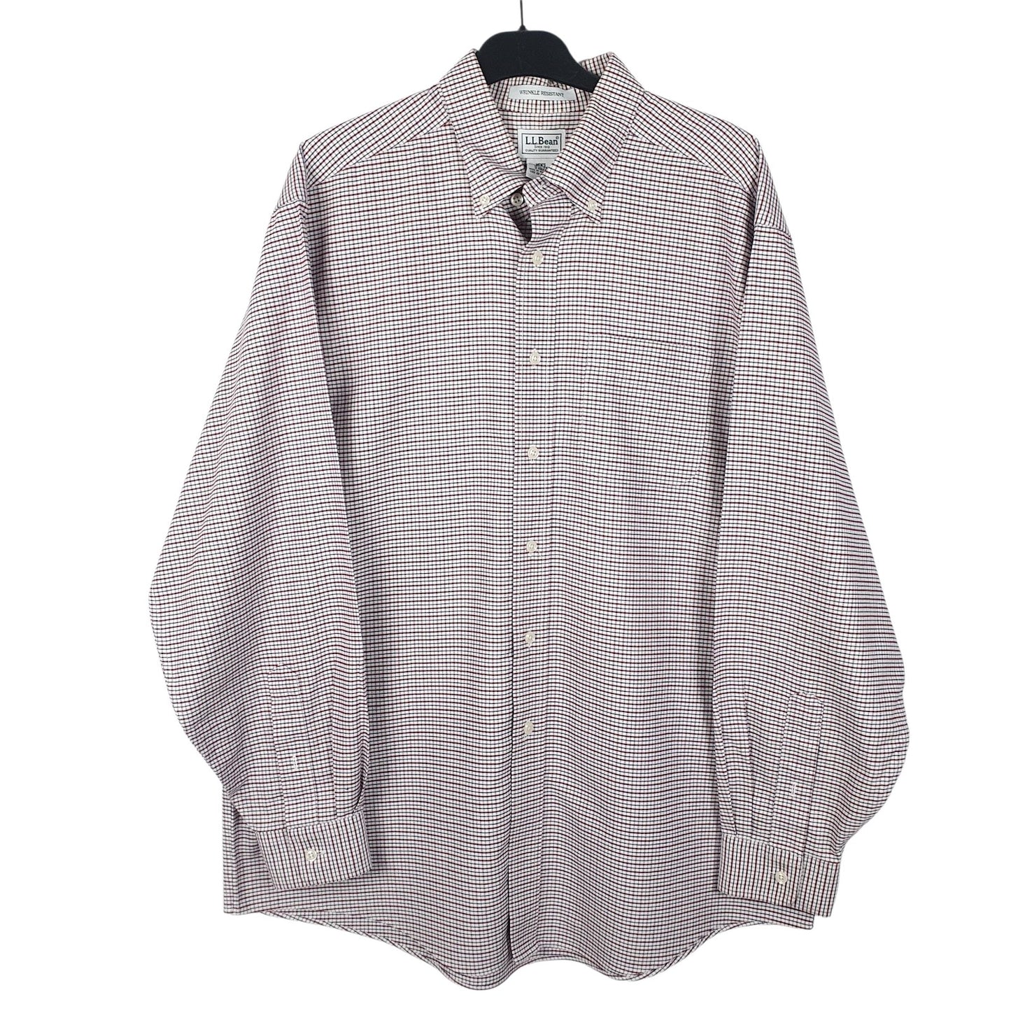 Mens Red L.L.Bean  Long Sleeve Shirt