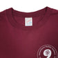 Mens Burgundy Jerzees Vintage 90s Single Stitch  T Shirt
