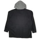 Mens Black Wrangler Lightweight Chore Hoodie  Coat
