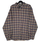 Mens Brown Eddie Bauer Flannel Long Sleeve Shirt