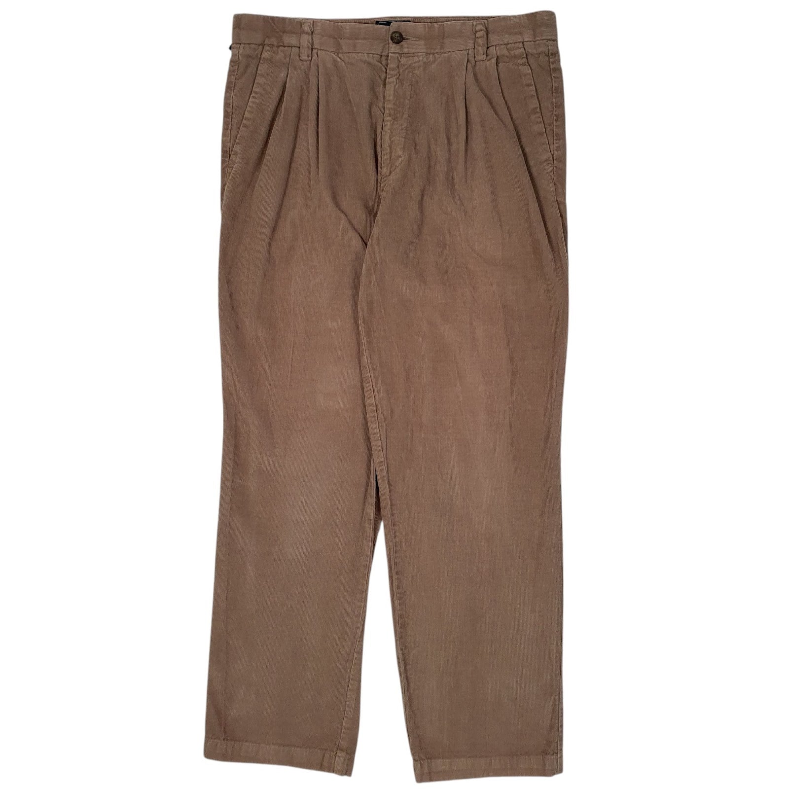 Mens Brown Dockers Classic Fit Corduroy Trousers