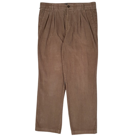 Mens Brown Dockers Classic Fit Corduroy Trousers