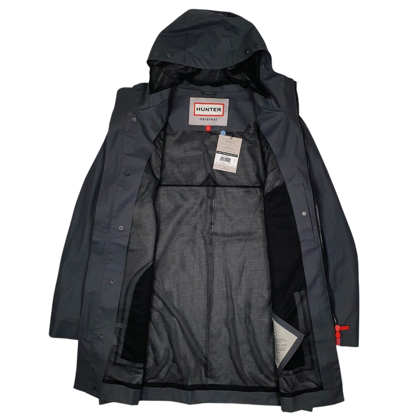 Mens Grey Hunter PVC Rain Coat  Coat