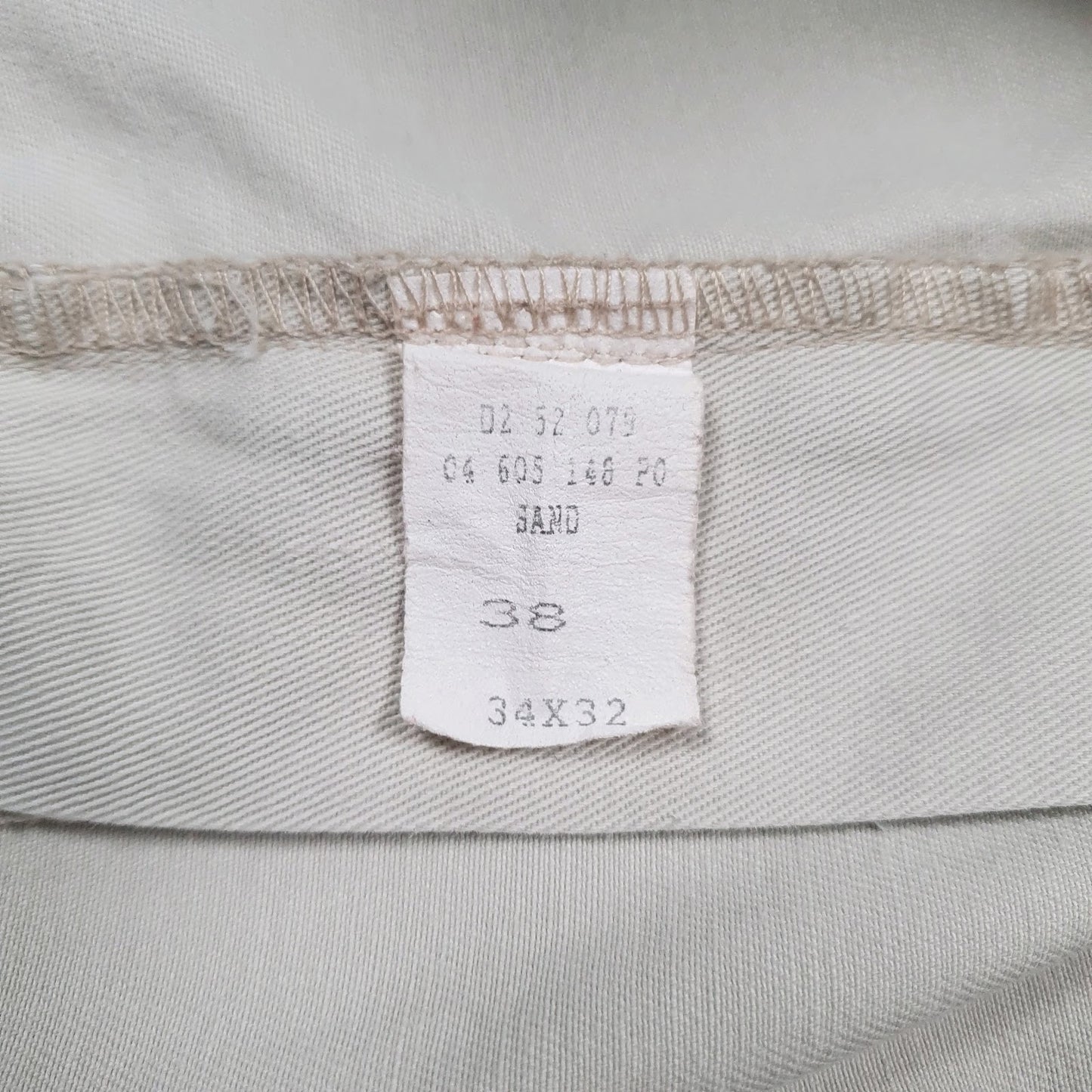 Mens Cream Polo Ralph Lauren Double Pleated  Trousers