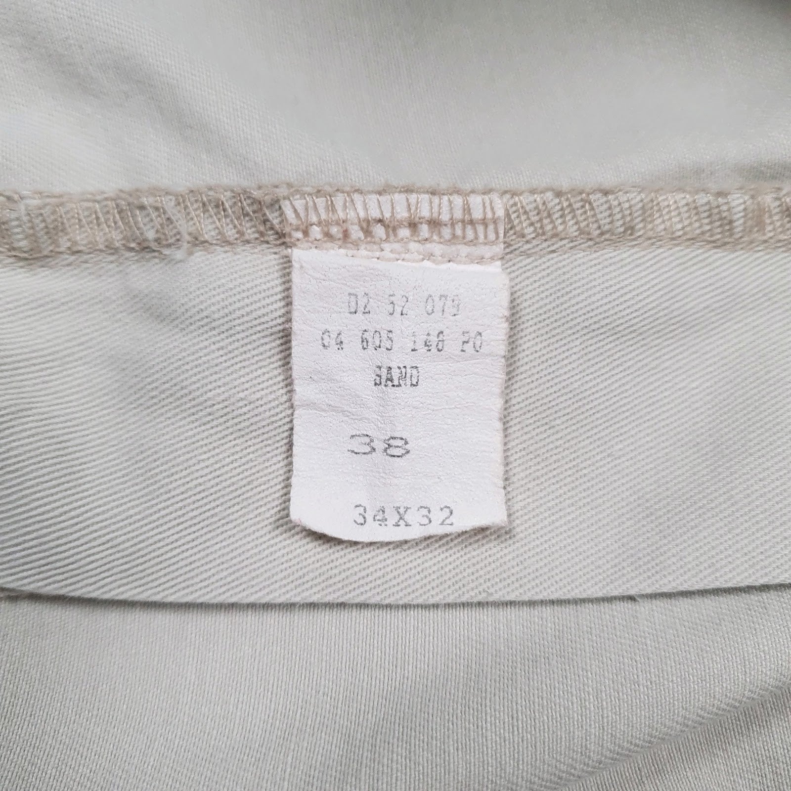 Mens Cream Polo Ralph Lauren Double Pleated  Trousers