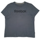 Mens Grey Reebok Spellout Short Sleeve T Shirt