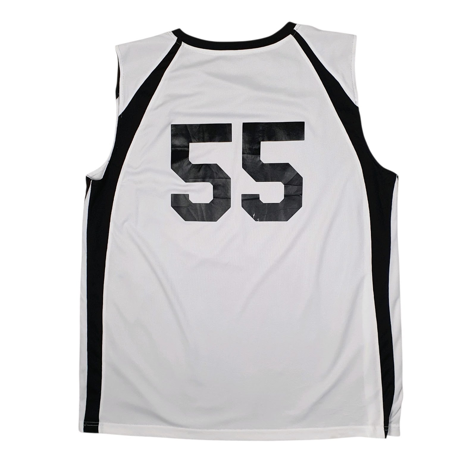 Mens White Alleson Athletic Basketball Jersey Reversible  T Shirt