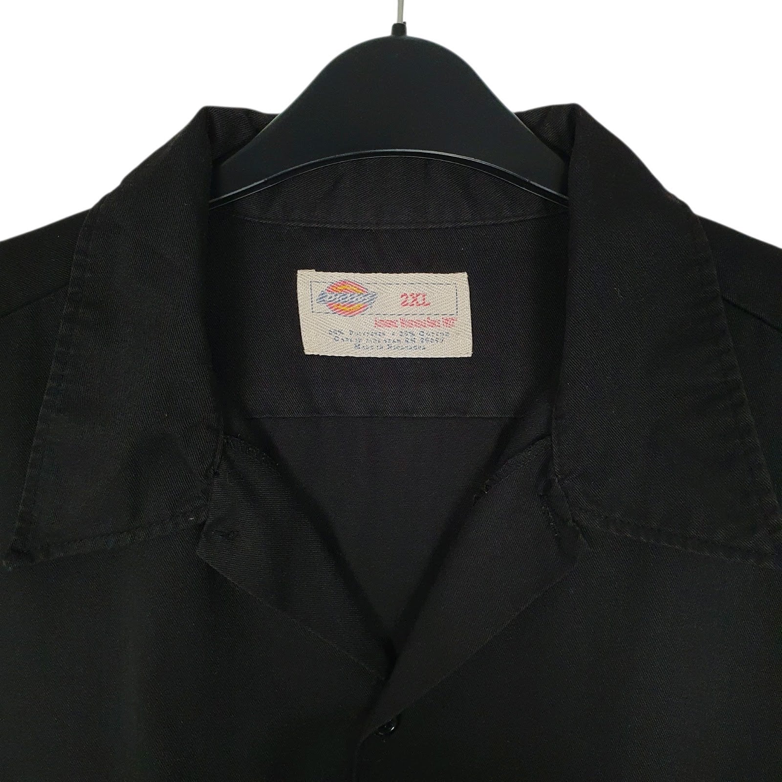 Mens Black Dickies Workwear  Shirt