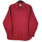 Mens Red L.L.Bean Chamois Long Sleeve Shirt
