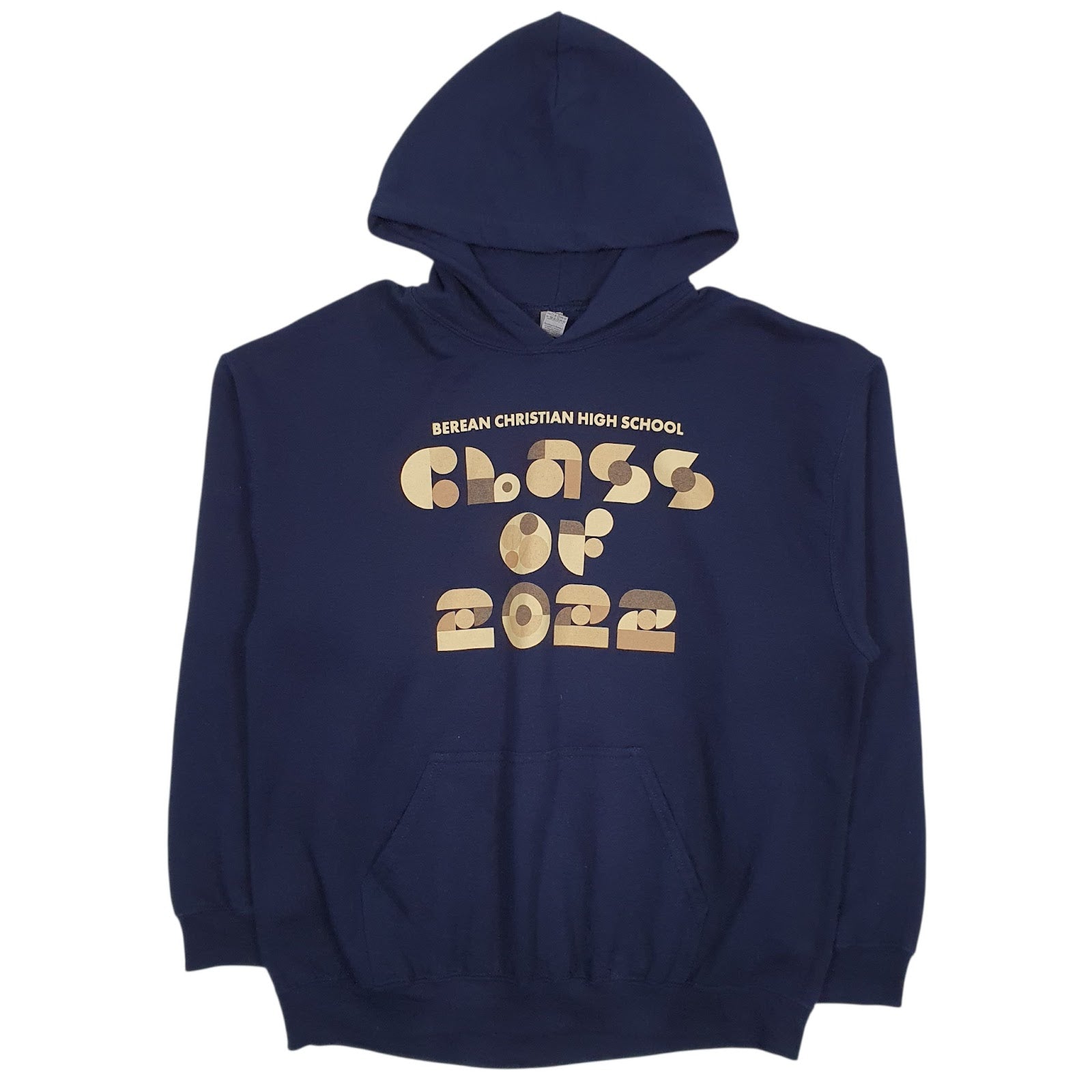 Mens Navy Gildan  Hoodie Jumper