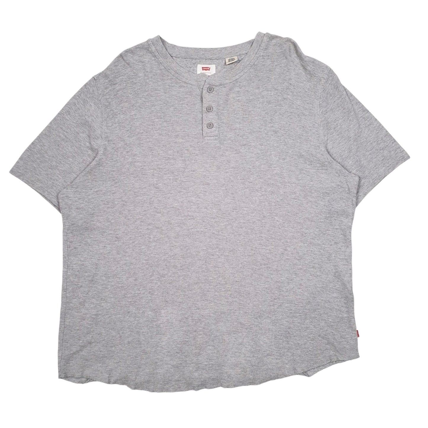 Mens Grey Levis  Short Sleeve Polo Shirt