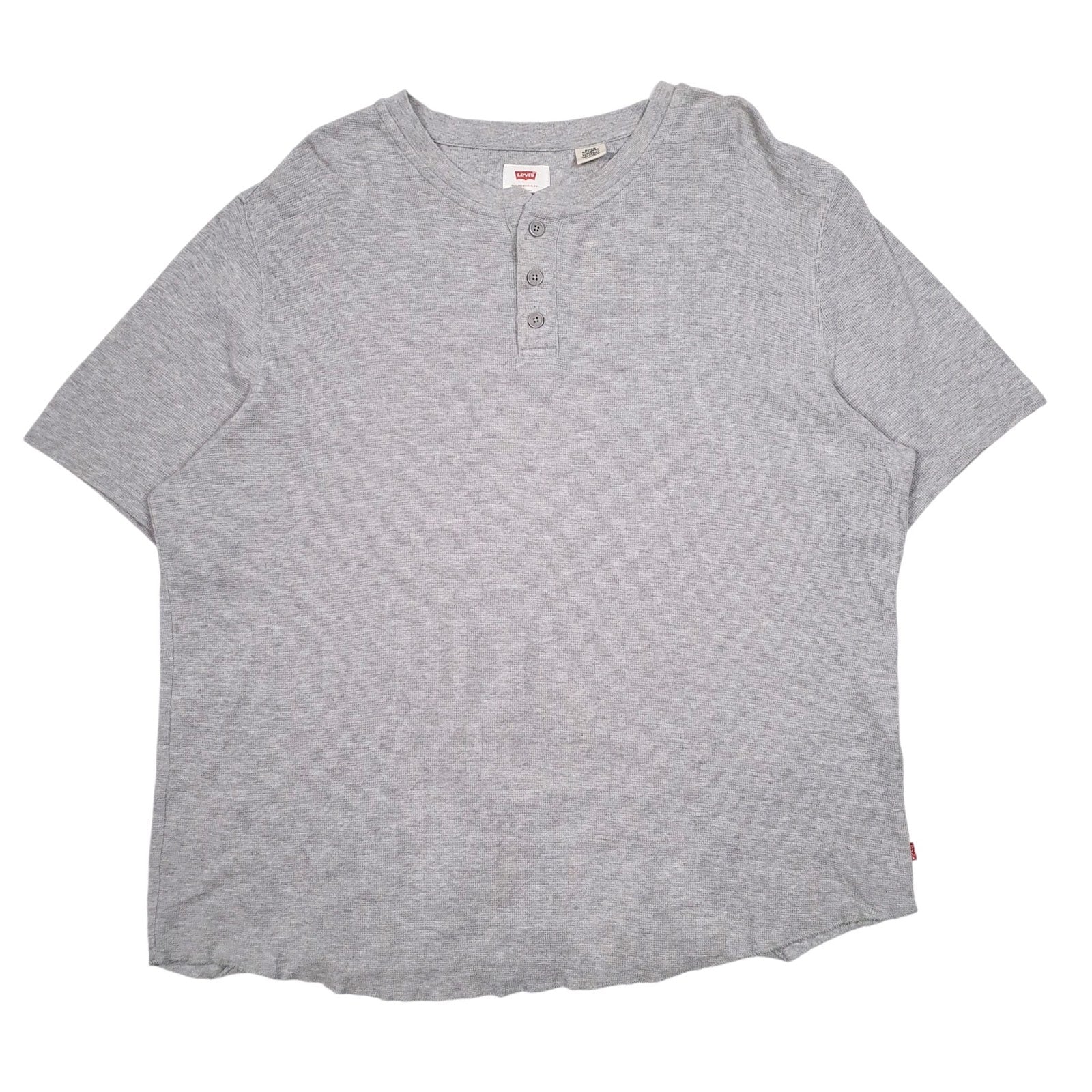 Mens Grey Levis  Short Sleeve Polo Shirt