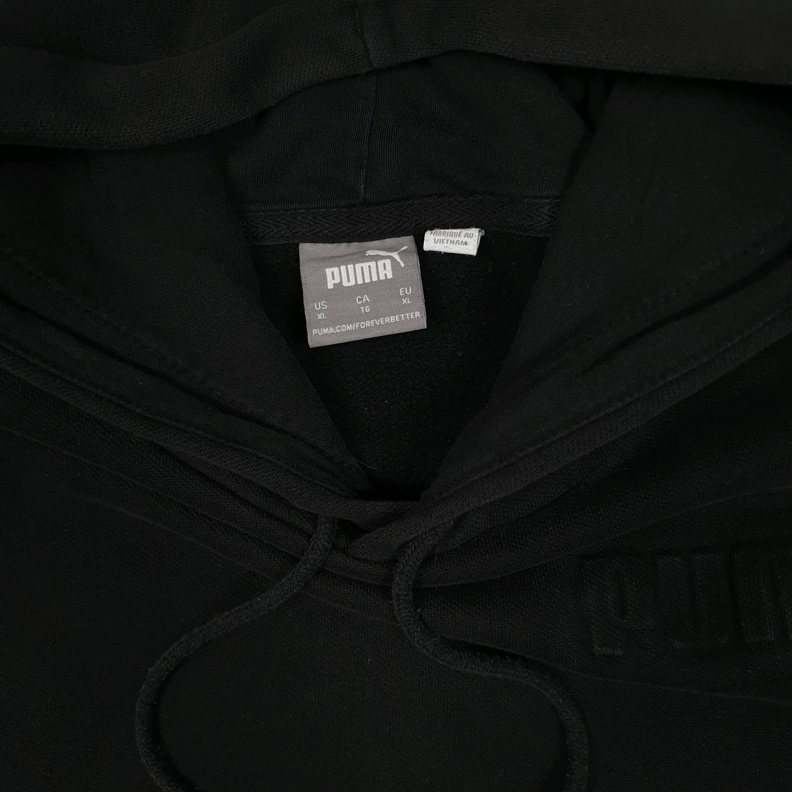 Mens Black Puma  Hoodie Jumper