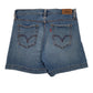 Womens Blue Levis   Shorts