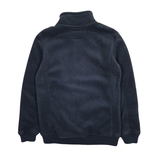 Mens Navy Cedarwood State Sherpa Lined Full Zip Jumper