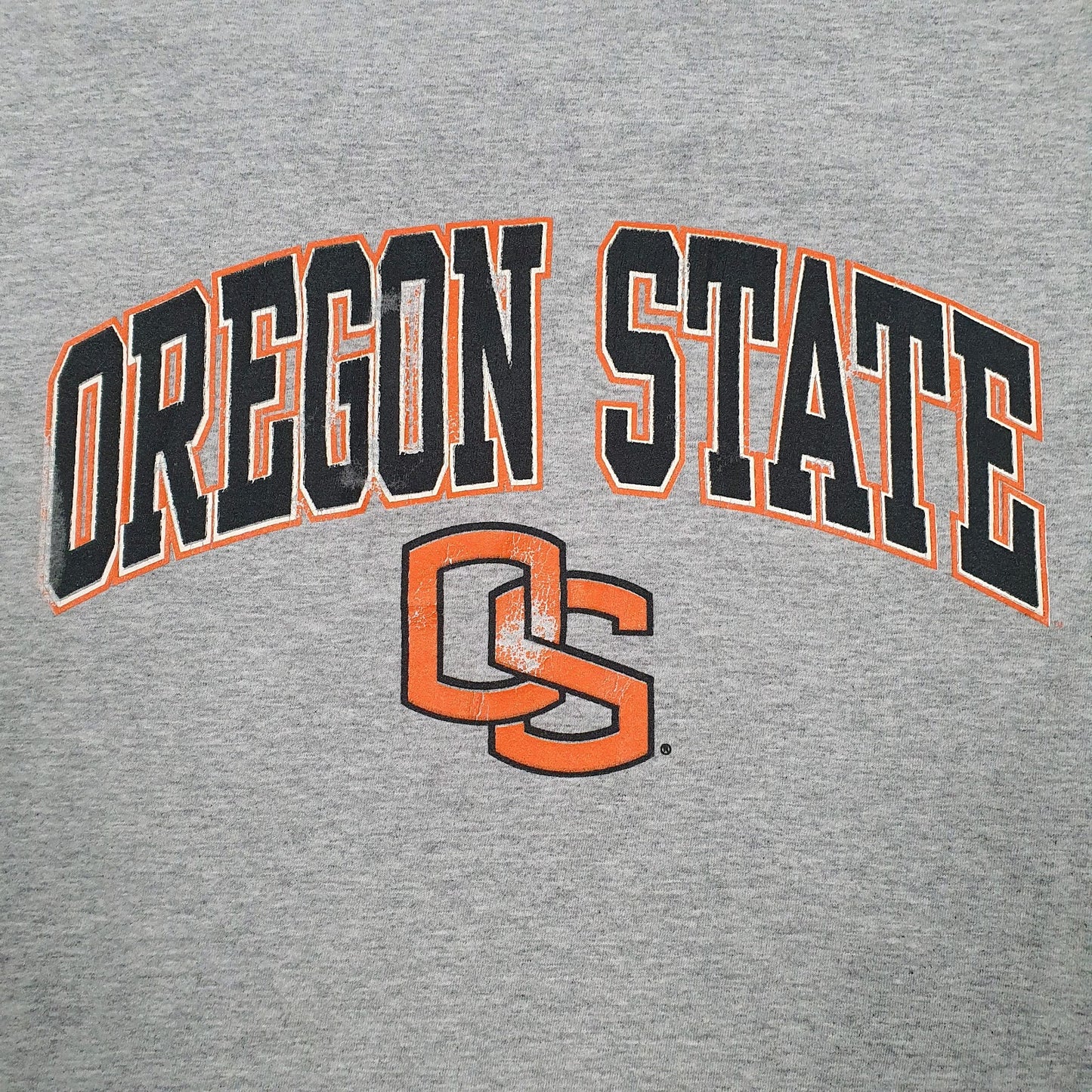 Mens Grey Russell Athletic Oregon State  T Shirt