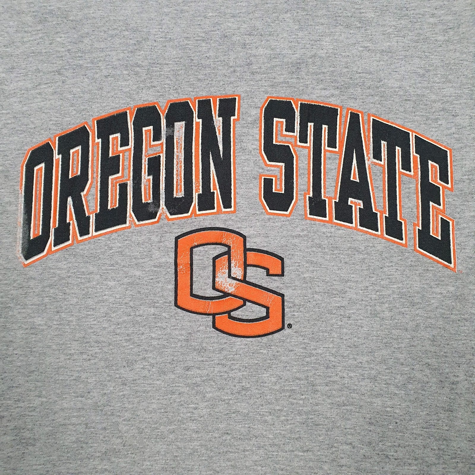 Mens Grey Russell Athletic Oregon State  T Shirt