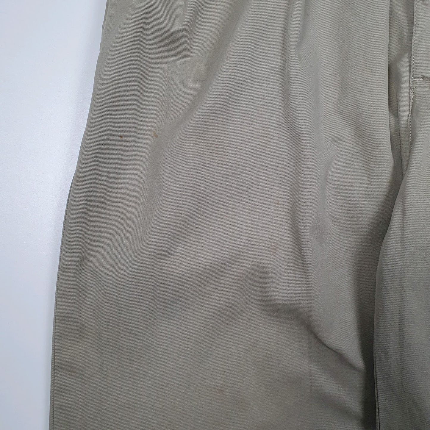 Mens Beige Polo Ralph Lauren Double Pleated  Trousers