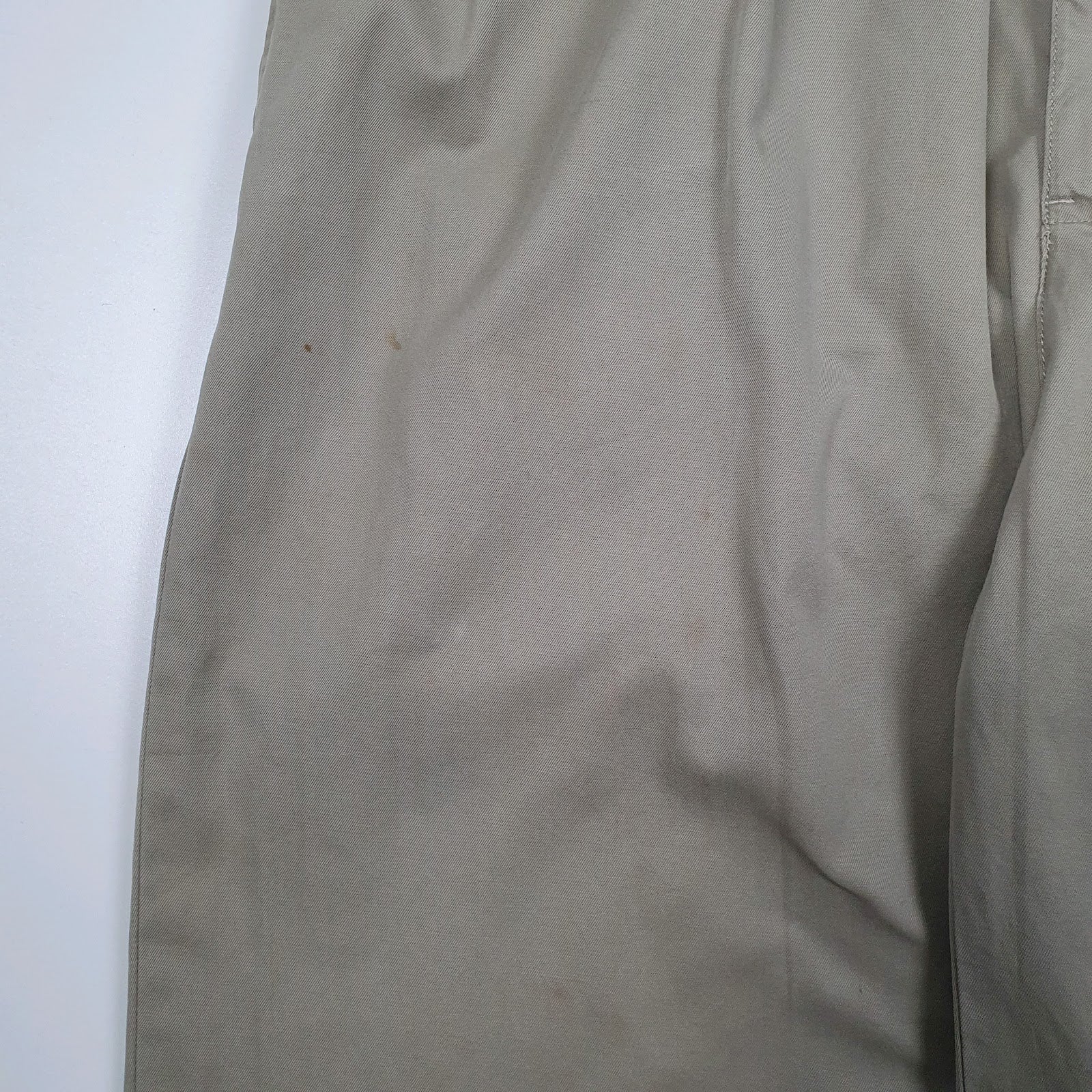 Mens Beige Polo Ralph Lauren Double Pleated  Trousers