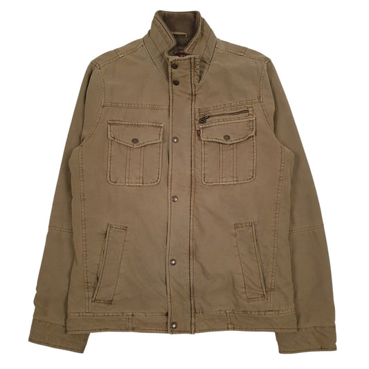 Mens Brown Levis Padded  Coat