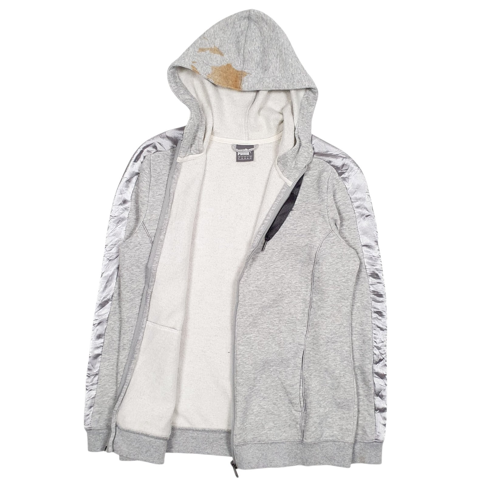 Womens Grey Puma  Full Zip Jumper