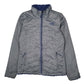 Womens Grey The North Face Reversible Fleece Crewneck Coat