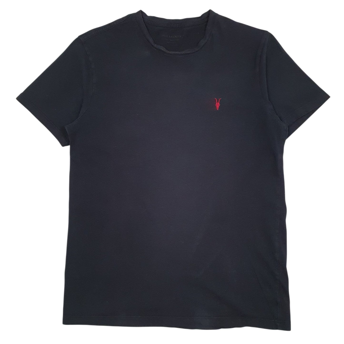 Mens Black All Saints  Short Sleeve T Shirt