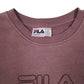 Womens Purple Fila  Crewneck Jumper